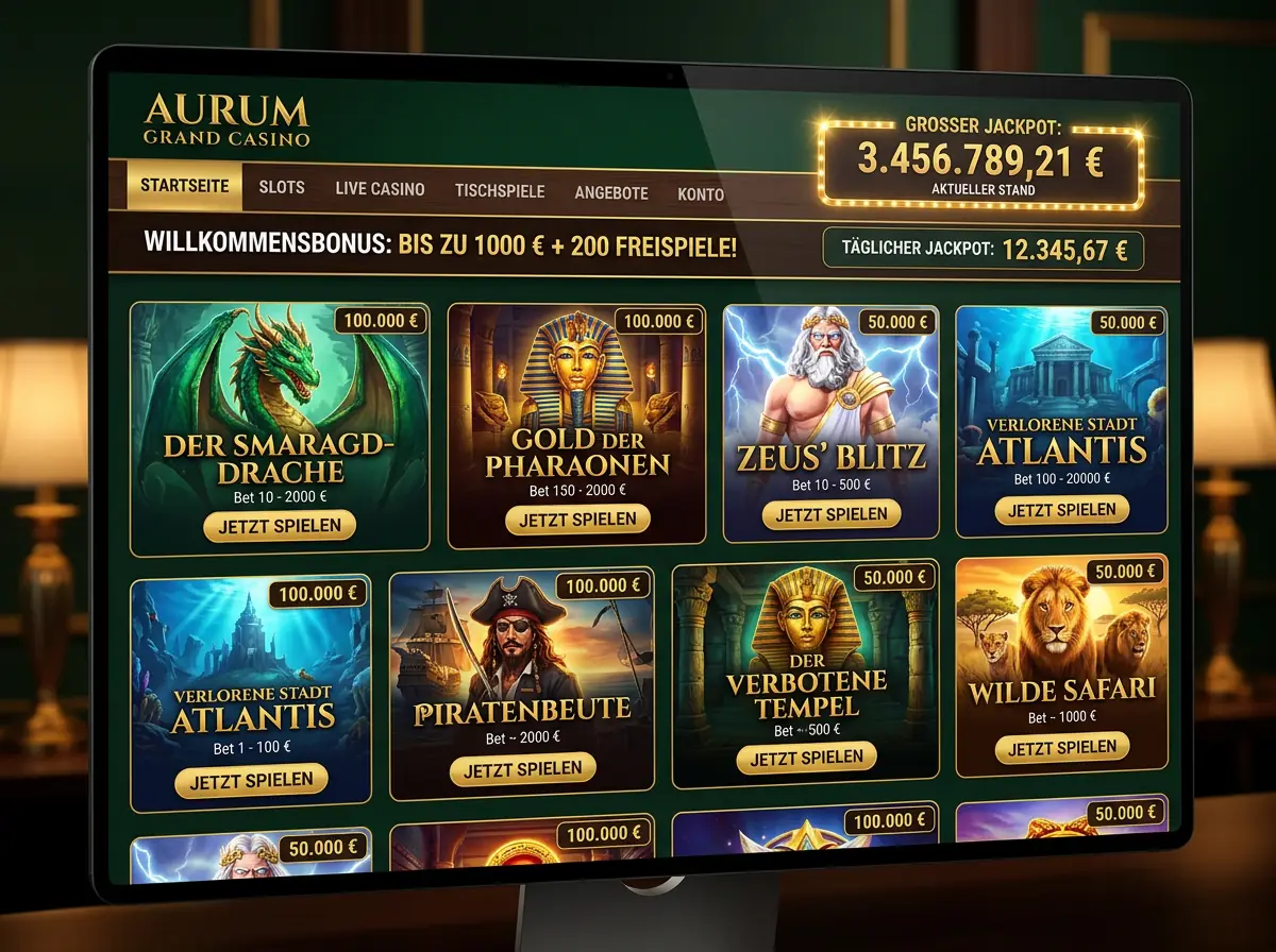Sahara Sands — Spielsaal und Angebot